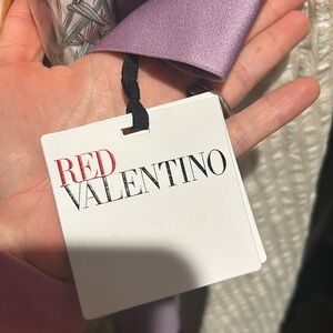 NWT Red Valentino purple bow dress